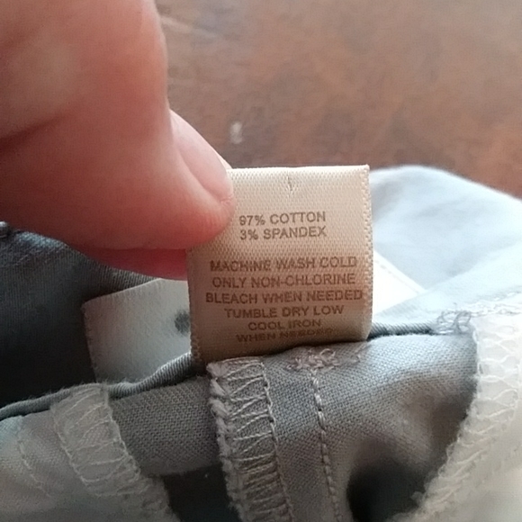 Ann Taylor Outlet Original Crop Pants 4 Petite Grey - Picture 5 of 11